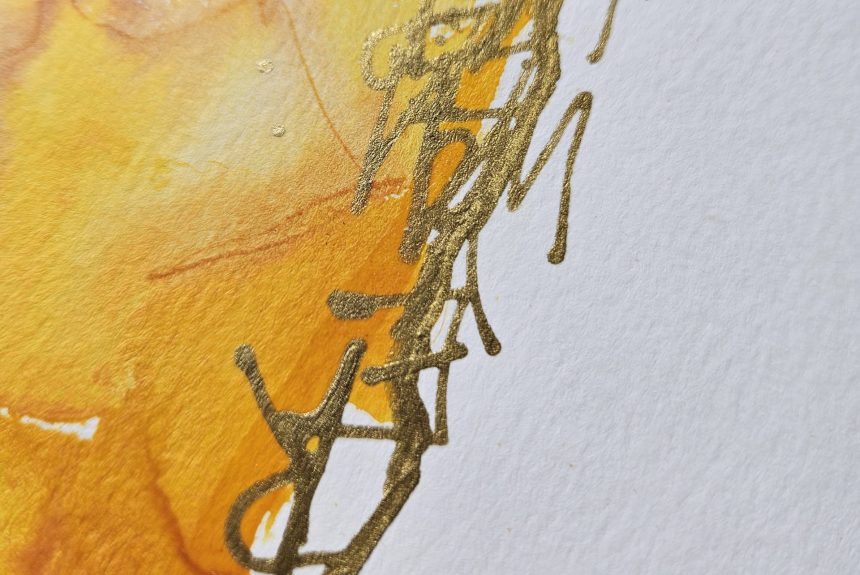 modern calligraphy, contemporary art