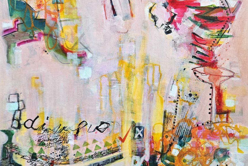 mixed media art, Singapore abstract artist, contemporary art